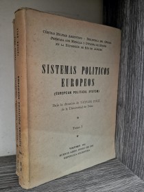 Sistemas políticos europeos (2 tomos) COLE, TAYLOR - Buenos Aires (1960)