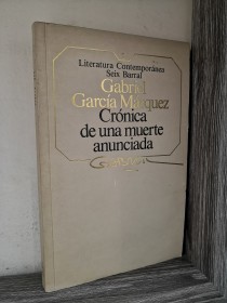 Crónica de una muerte anunciada GARCÍA MÁRQUEZ, GABRIEL - Seix Barral