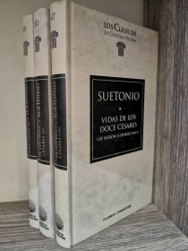 Vidas de los doce Césares (3 tomos) SUETONIO - Planeta Agostini