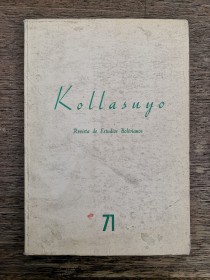 Kollasuyo N°71 Revista de Estudios Bolivianos (UMSA) 1970