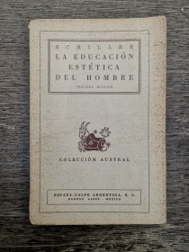 La educación estética del hombre SCHILLER, F. - Austral.