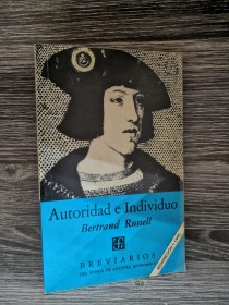 Autoridad e individuo RUSSELL, BERTRAND - Fondo de Cultura 