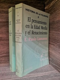 El pensamiento antiguo-Edad Media-Renacimiento (2 tomos) LAMANNA, E. PAOLO - Edicial