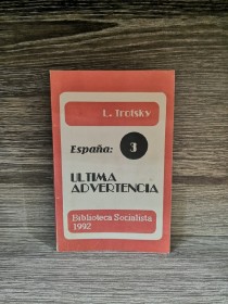 Última advertencia TROTSKI, LEÓN - Biblioteca Socialista