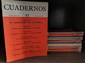 Lote de Revistas Cuadernos (16 tomos) Congreso por la libertad de la cultura