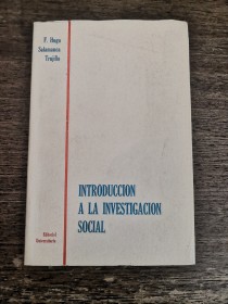 Introducción a la investigación social SALAMANCA TRUJILLO, HUGO - Editorial Universitaria