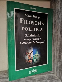Filosofía política BUNGE, MARIO - Gedisa