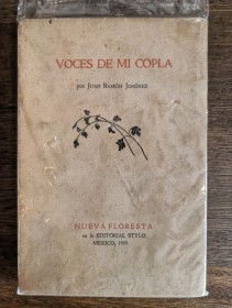 Voces de mi copla 1° edición. JIMÉNEZ, JUAN RAMÓN – Stylo