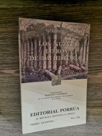 Los nueve libros de la historia HERODOTO - Porrua
