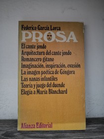 Prosa GARCÍA LORCA, FEDERICO - Alianza