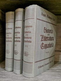 Historia de la literatura española (3 tomos) VALBUENA, ÁNGEL - Gustavo Gil