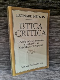Ética crítica NELSON, LEONARD - Sudamericana