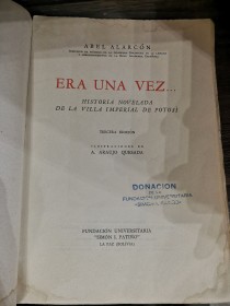 Era una vez ALARCÓN, ABEL - Fundación Simón I. Patiño