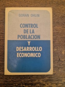 Control de la población y desarrollo económico OHLIN, GORAN - Diana